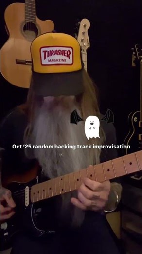 Halloween improvisation random reggae backing track #music #improvisation #guitar