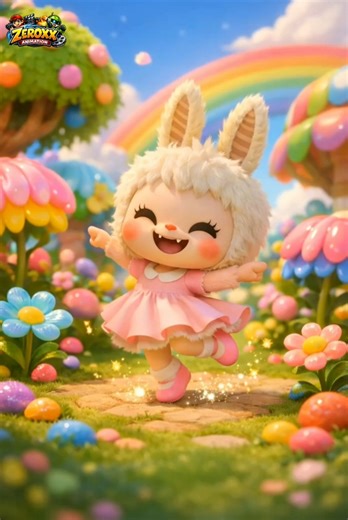 ✨Labubu Doll Cute 🧸✨ | Labubu Nursery Rhymes | 3D Cartoon Kids Video #shorts #kidsanimation