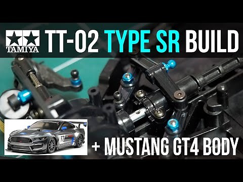 TAMIYA TT-02 SR Build / Ford Mustang GT4 body