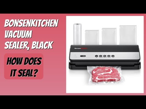 REVIEW (2026): Bonsenkitchen Vacuum Sealer, Black. Features