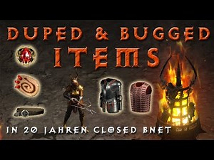 Top 10 Bugged Items & Dupes aus 20 Jahren Closed Battlenet! [Diablo 2 Resurrected History]