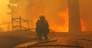 Line Fire swells past 34,000 acres; arson arrest made in San Bernardino County