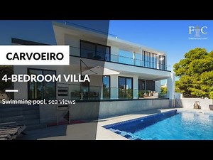 Algarve property for sale - 4-bedroom villa with pool and stunning sea views