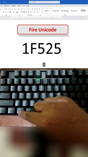 What Your Keyboard Can Actually Do Fire Emoji #shorts #mindblown #trick