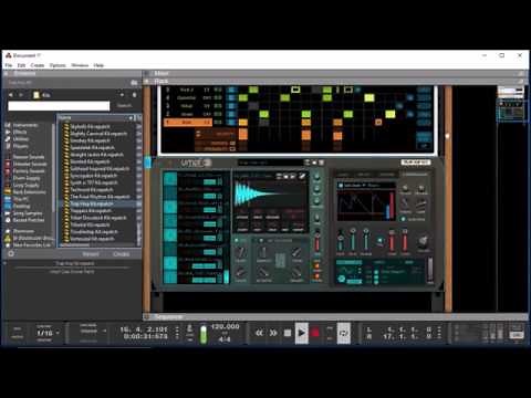 UMPF Club Drums and the DRUM SEQUENCER Player - Reason Tutorial