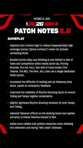 2K26 Just Killed Fades?! Full Patch Breakdown #nba2k26 #2kcommunity