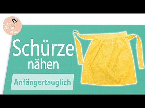 Kinder/Schürze nähen für Anfänger - ohne Schnittmuster