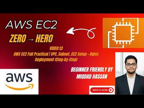 AWS EC2 Full Practical | VPC, Subnet, EC2 Setup + Nginx Deployment (Step-by-Step)