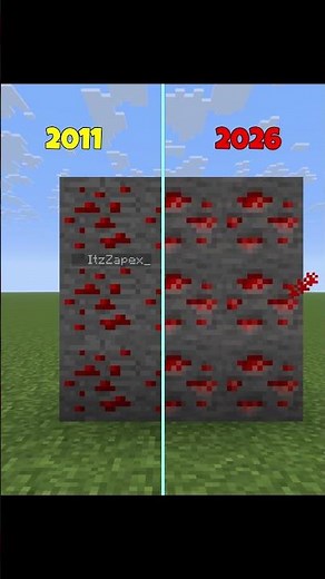Minecraft Ores Evolution 😱 From 2011 to 2026! #minecraft #shorts