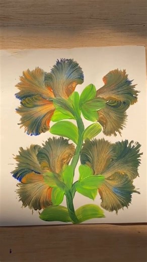 #onestrokepaint #floralpainting #acrylicflowers #flowerpainting #onestroke #acrylicpainting | Misha Art