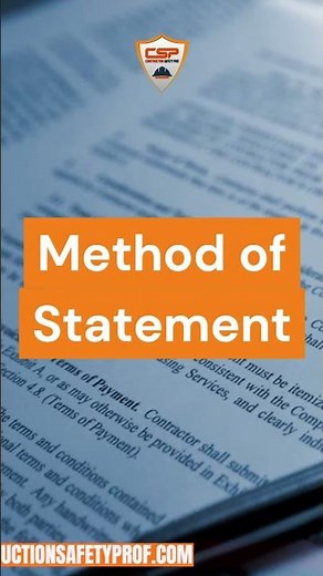 Understand the Key Differences: Standards, Procedures & Methods of Statement for Safe Work Practices