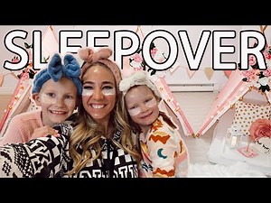 SLEEPOVER girls NIGHT with my LITTLE SISTERS!!!