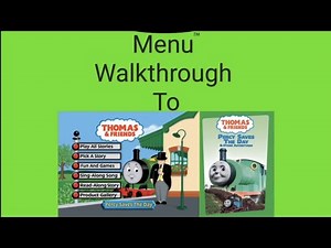 Thomas & Friends Percy Saves The Day DVD Menu Walkthrough