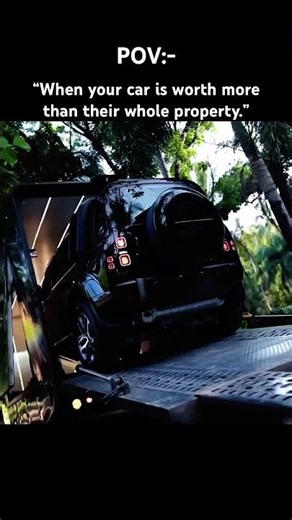 “When your car is worth more than their whole property.” #motivation #luxury #success #car #shorts