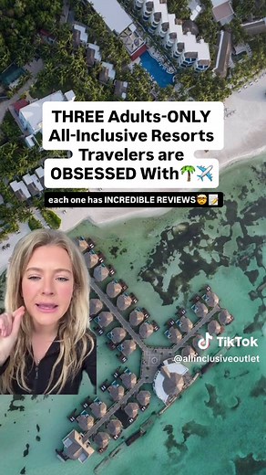 Here are three adults-only resorts that travelers are obsessed with ✨ The kind of places you don’t have to stress about booking — because the reviews are that good 👏 🌴 Bahia Principe Luxury Runaway Bay — Jamaica Relaxed luxury stunning beachfront great food scene ☀️ TRS Turquesa Hotel — Punta Cana Butler service lively vibe elevated all-inclusive experience 💎 El Dorado Maroma — Riviera Maya Boutique feel gourmet dining one of Mexico’s best beaches #bestadultsonlyresorts #adultsonlyallinclusiv