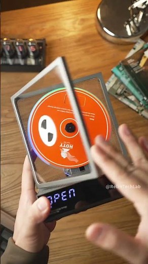 This Transparent Vertical CD Player Feels Like the Future… But Is Physical Music Making a Comeback?