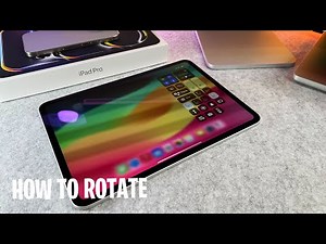 How To Rotate iPad Pro M4 / iPad Pro M5 Screen - Lock Unlock Screen