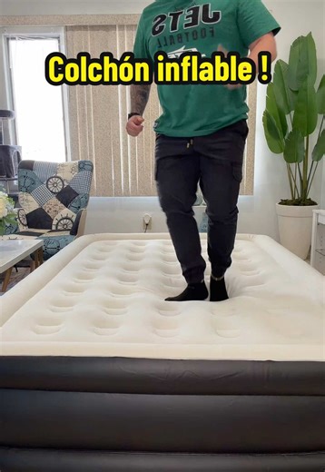 Colchón inflable/ inflable mattress tamaño queen #inflatablemattress #colchoninflable #airmattress #airmattressbed #tiktokshopjumpstartsale