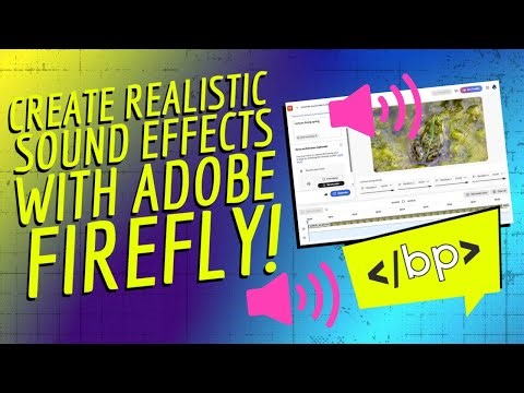 Create your own realistic sound effects with Adobe Firefly!