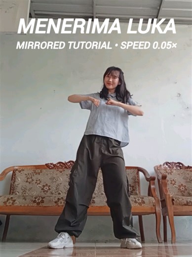 Menerima Luka Mirrored Dance Tutorial