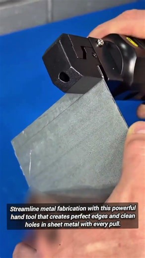 Efficient Hand Tool For Sheet Metal Flanging And Punching