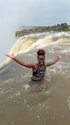 To everyone asking: “Is this safe?” “How does Devil’s Pool actually work?” “Can you really swim at the edge?” “Do they tie you to a rope?” Well, for starters, there’s NO rope involved at the edge when you’re taking photos and videos. I answer these and other frequently asked questions in this video. 👉 Click the link in the comments to watch! | Travel with Mervis