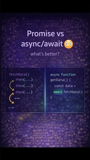 Promise vs async/await 😳 (Which One Should You Use?) | Stop Using .then()? (async/await vs Promise)