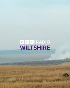 Smoke from fires on Salisbury Plain have been sending smoke across Wiltshire. Have you been affected? We've been live at the scene 📻 👉 https://bbc.in/3nVR93R | BBC Wiltshire