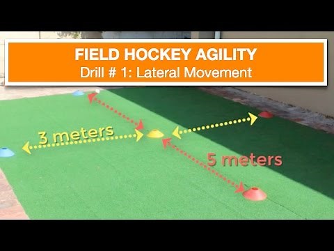 Field Hockey Agility Drill #1 [Lateral Movement]