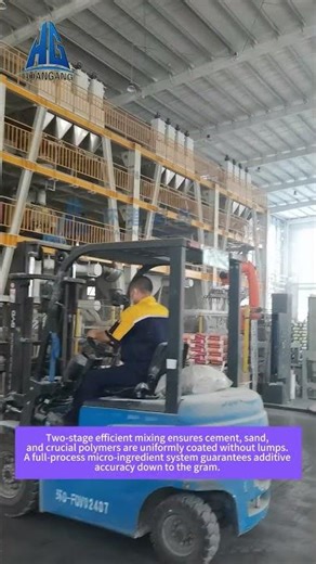Tile Adhesive Production Equipment with Packaging Machine, Annual Capacity of 100,000–500,000 Tons