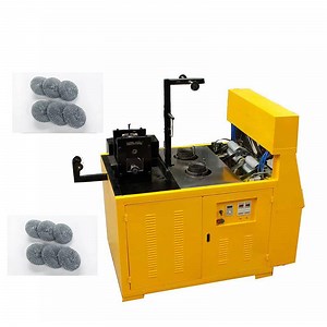 [Hot Item] Dish Washing Mesh Knitting Scourer Machine Galvanized Spiral Scourer Making Machine