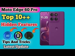 Moto Edge 60 Pro Tips And Tricks || Top 10+ Hidden Features Moto edge 60 Pro || Top 10+ Hidden Tips