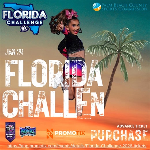 Florida Challenge is around the corner!! Make sure to purchase your tickets! Advance Tickets $20 plus fees Day of the Event $25 plus fees Get your Tickets on TheACC App or PromoTix https://app.promotix.com/events/details/Florida-Challenge-2026-tickets All Event Information can be found on our Event Page: https://www.theallstarcheerleadingchampionships.com/about-5-2 #stepuptothechallenge #theacc #virginiachallenge #challengeseries #allstarcheerchamps #differenceisinthedetails | The Cheer Consulta