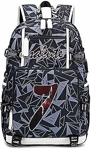 FANwenfeng Soccer Player 7 Multifunction Backpack Travel Football Fans bag for Men Women (Style 7)
