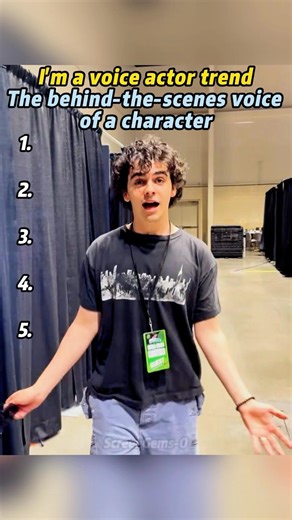 I'm a voice actor trend The behind-the-scenes voice of your favorite character#VoiceActor #VoiceActi
