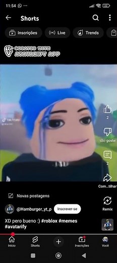 How @Hambuger__yt_p Sings #avatarify #roblox