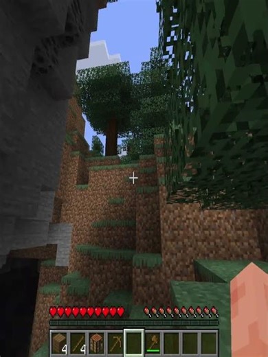 Hidden Cave Discovery in Minecraft Survival 🕳️👀⛏️😱