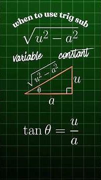 Using trig sub #mathematics #calculus #integral