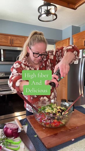 High-Fiber Lentil Bean Salad Recipe | Trader Joe's Meal Prep