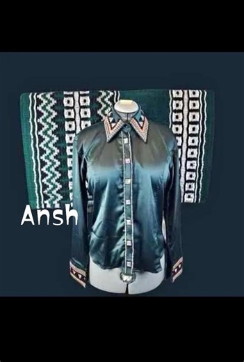 Custom Western Show Shirt and Matching Pad - Etsy