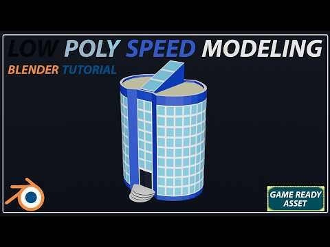Blender Tutorial: Stylized Modern Building Speed Modeling
