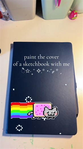 Create a Nyan Cat Sketchbook Page with Me