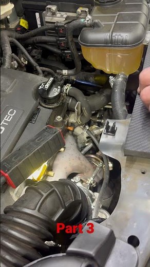 1.4 ecotec Chevy / GM. Buick Encore LE2 2015 - 2016 turbo feed line/ hp line. Coolant reservoir tank