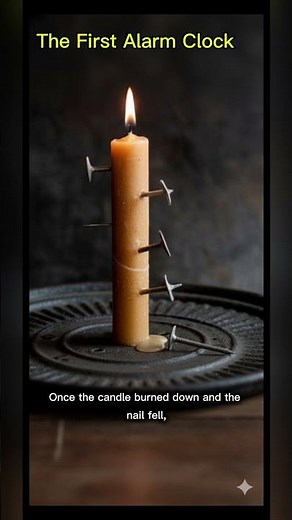 The First Alarm Clock #history #facts