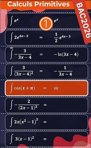 Calcul intégral