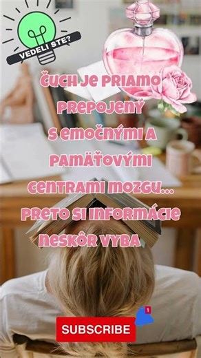 Vedeli ste? Vône Môžu Zlepšiť Pamäť! 🌸 #shorts