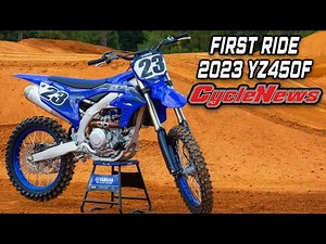 2023 Yamaha YZ450F First Ride - Cycle News