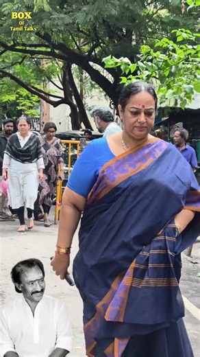 வாடி முகத்துடன் தேவா அப்பாவுக்கு அஞ்சலி 💔 நடிகை நளினி #actress #nalini #deva #ThenisaiThendralDeva