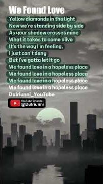 🌼 We Found Love | Rihanna ft. Calvin Harris