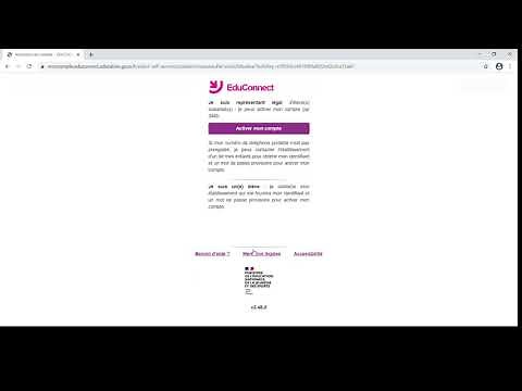 Créer son compte educonnect